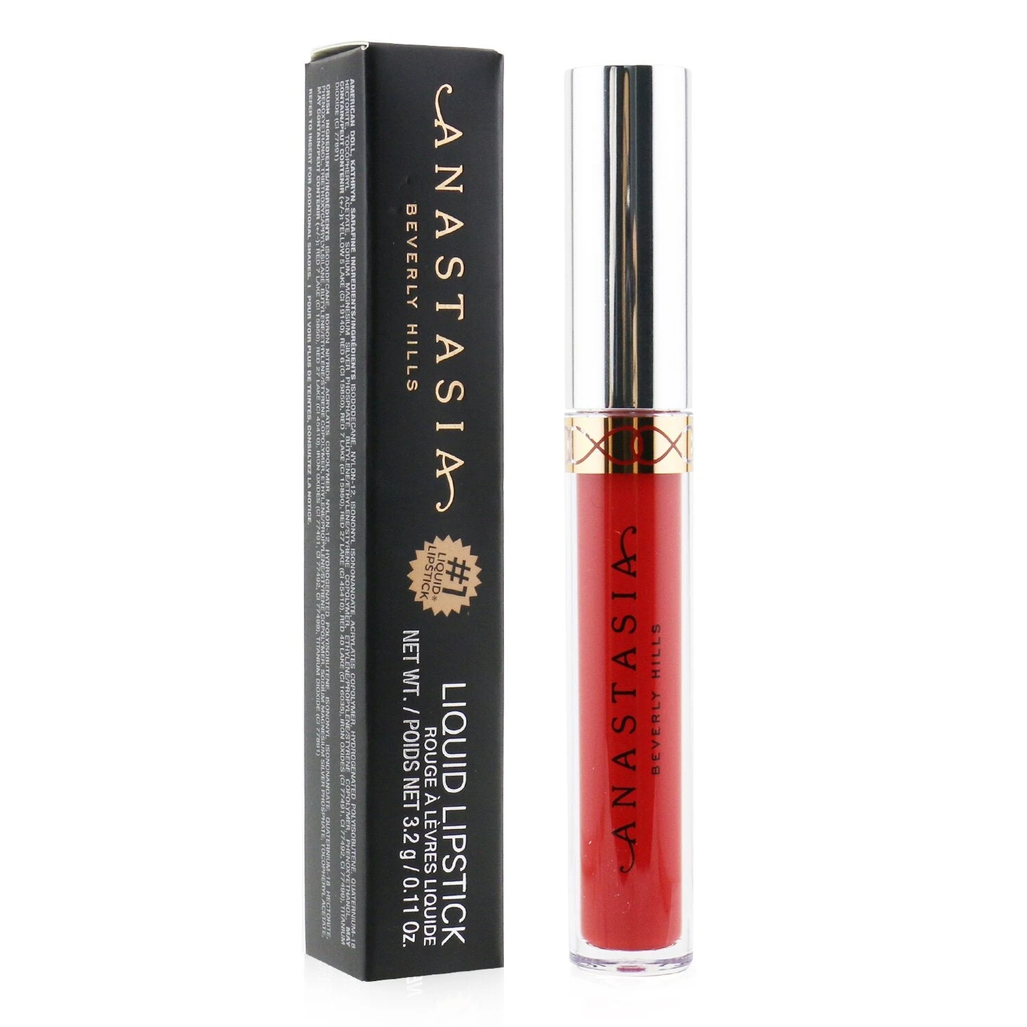Anastasia Beverly Hills Liquid Lipstick - # American Doll (Classic Retro Red) 3.2g/0.11oz 1 Anastasia Beverly Hills Liquid Lipstick - # American Doll (Classic Retro Red) 3.2g/0.11oz