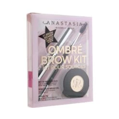Anastasia Beverly Hills Ombre Brow Kit (Brow Powder Duo + Mini Clear Brow Gel + Brush 7B) - # Dark Brown 3pcs -Anastasia Beverly Hills 26073968814 1