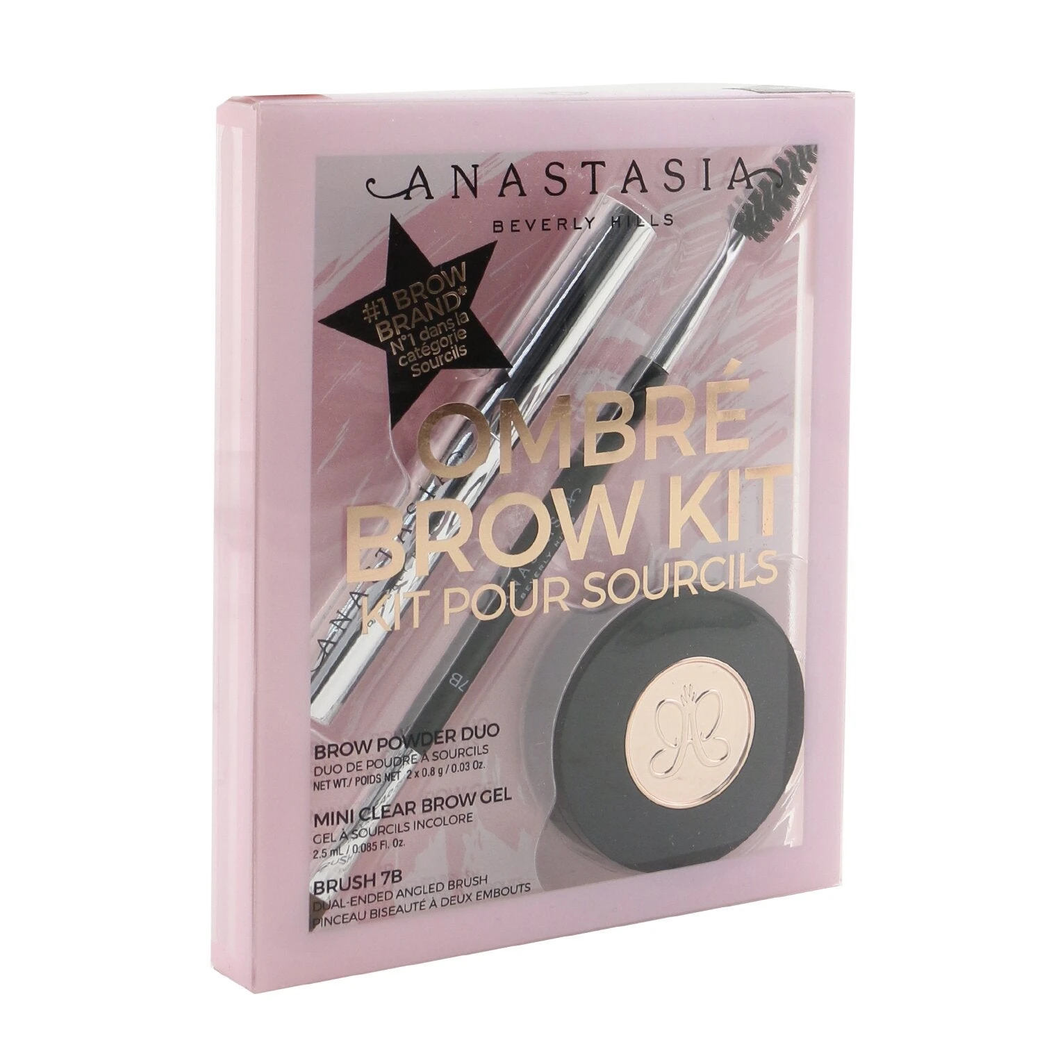 Anastasia Beverly Hills Ombre Brow Kit (Brow Powder Duo + Mini Clear Brow Gel + Brush 7B) - # Taupe 3pcs 15 Anastasia Beverly Hills Ombre Brow Kit (Brow Powder Duo + Mini Clear Brow Gel + Brush 7B) - # Taupe 3pcs - Image 15