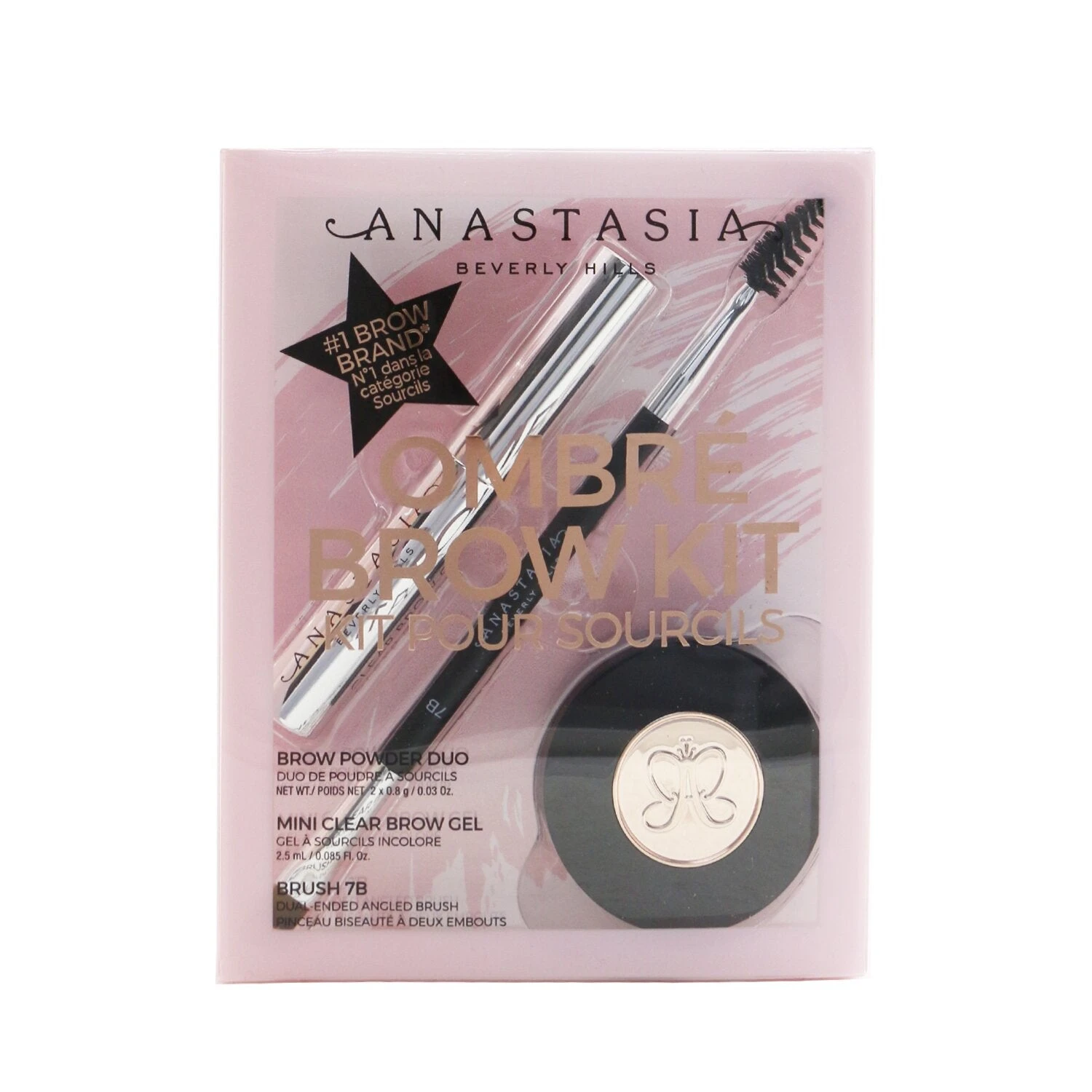 Anastasia Beverly Hills Ombre Brow Kit (Brow Powder Duo + Mini Clear Brow Gel + Brush 7B) - # Taupe 3pcs 14 Anastasia Beverly Hills Ombre Brow Kit (Brow Powder Duo + Mini Clear Brow Gel + Brush 7B) - # Taupe 3pcs - Image 14