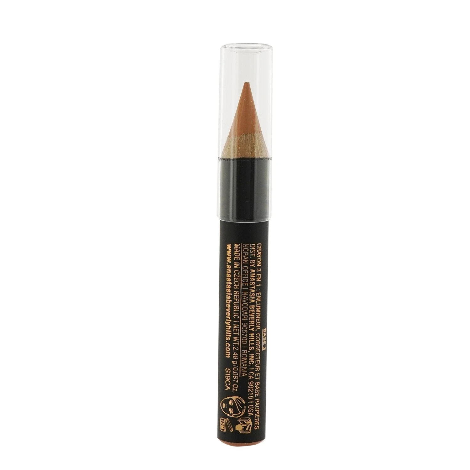 Anastasia Beverly Hills Pro Pencil Eye Shadow Primer & Color Corrector - # Base 3 (Unboxed) 2.48g/0.087oz 9 Anastasia Beverly Hills Pro Pencil Eye Shadow Primer & Color Corrector - # Base 3 (Unboxed) 2.48g/0.087oz - Image 9